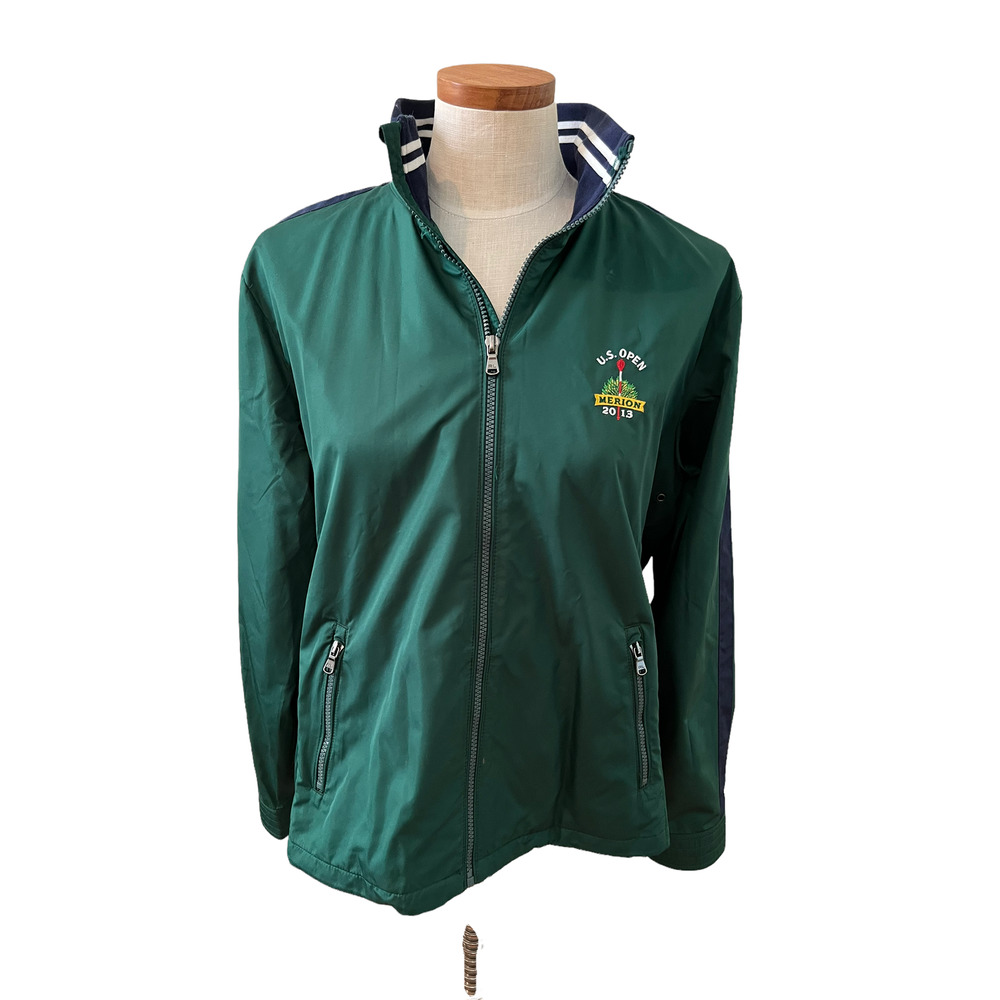 Ralph Lauren Green Jacket with Navy Accents